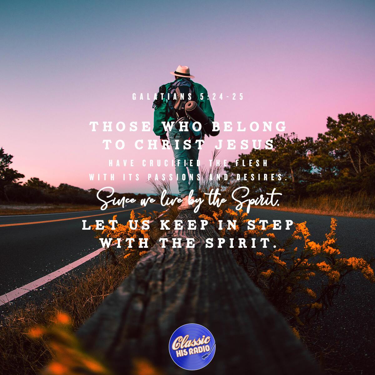 Galatians 5:24-25 - Verse of the Day