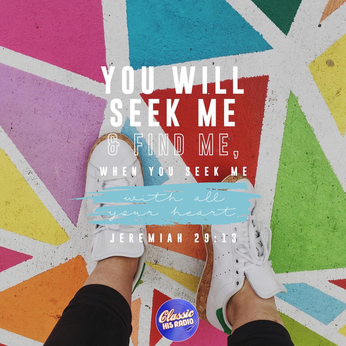 Jeremiah 29:13 - Verse of the Day