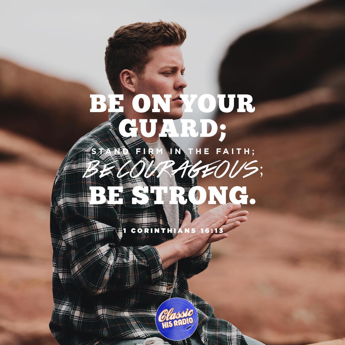 1 Corinthians 16:13 - Verse of the Day