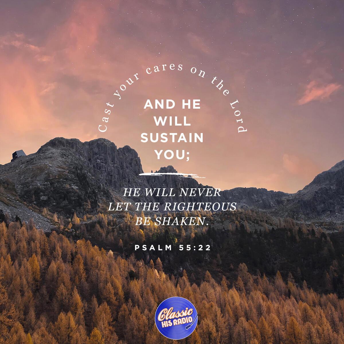 Psalm 55:22 - Verse of the Day