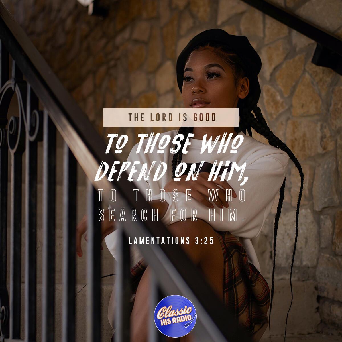 Lamentations 3:25 - Verse of the Day