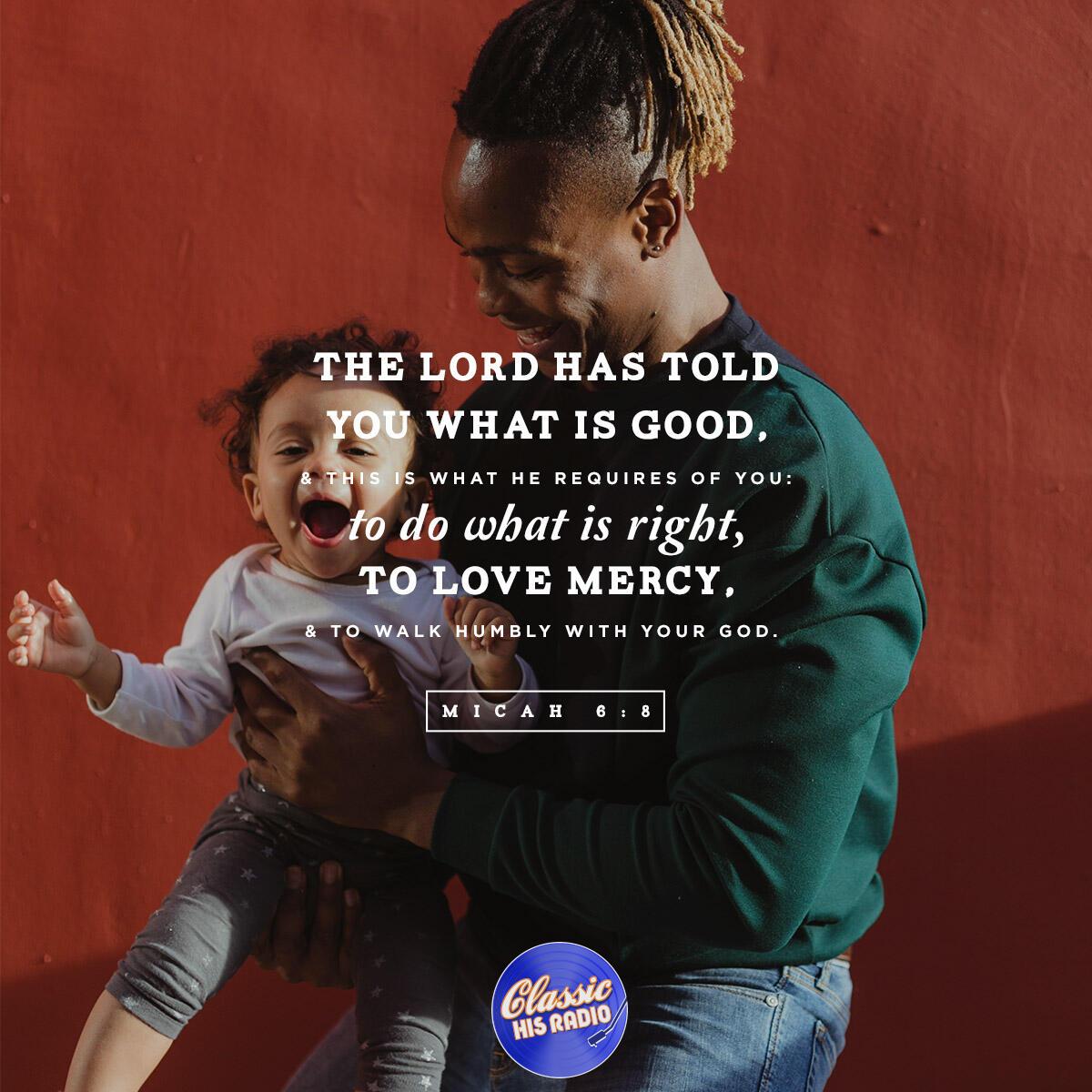 Micah 6:8 - Verse of the Day