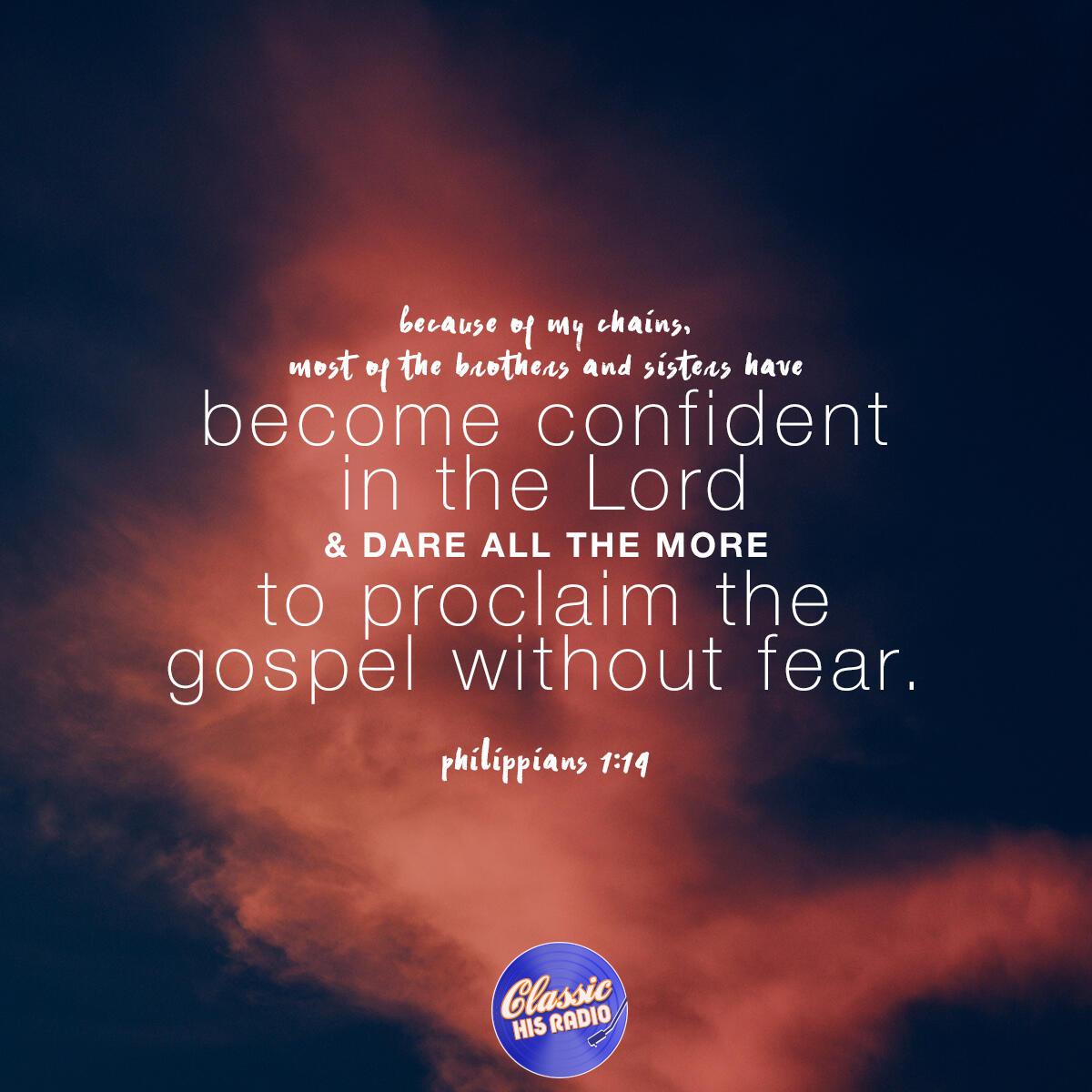 Philippians 1:14 - Verse of the Day