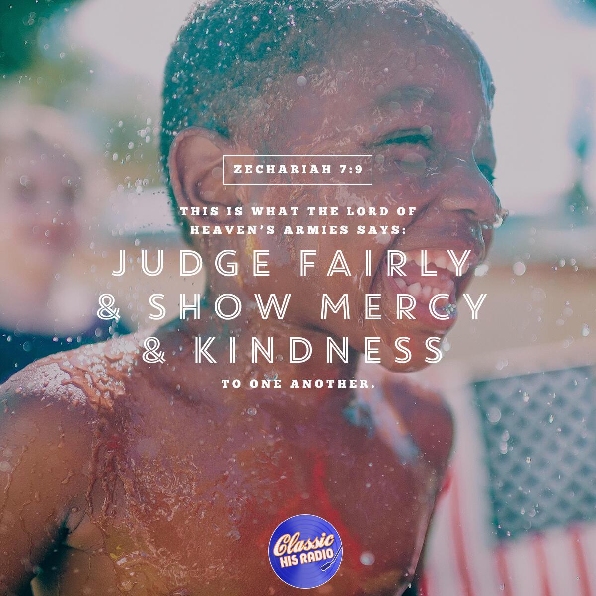 Zechariah 7:9 - Verse of the Day