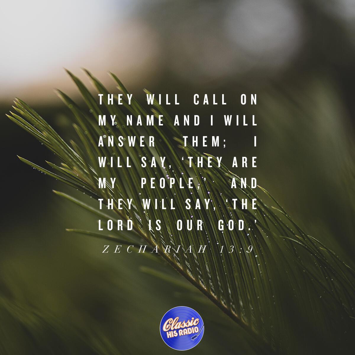 Zechariah 13:9 - Verse of the Day