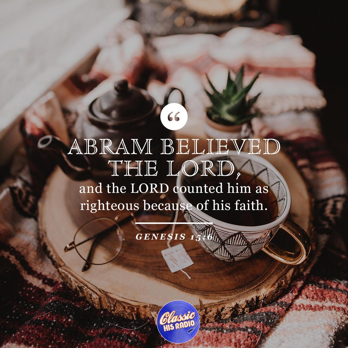 Genesis 15:6 - Verse of the Day