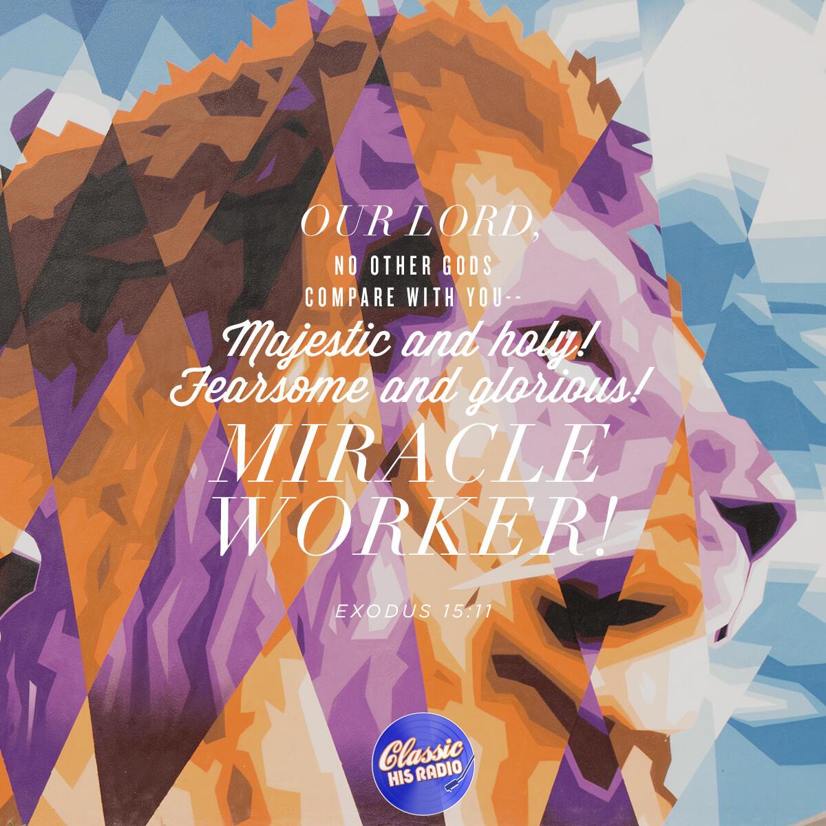 Exodus 15:11 - Verse of the Day