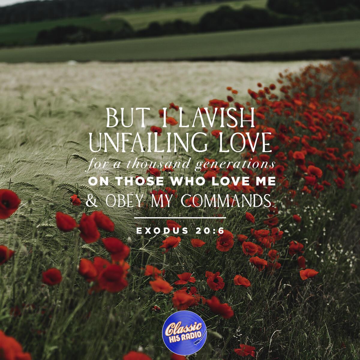 Exodus 20:6 - Verse of the Day