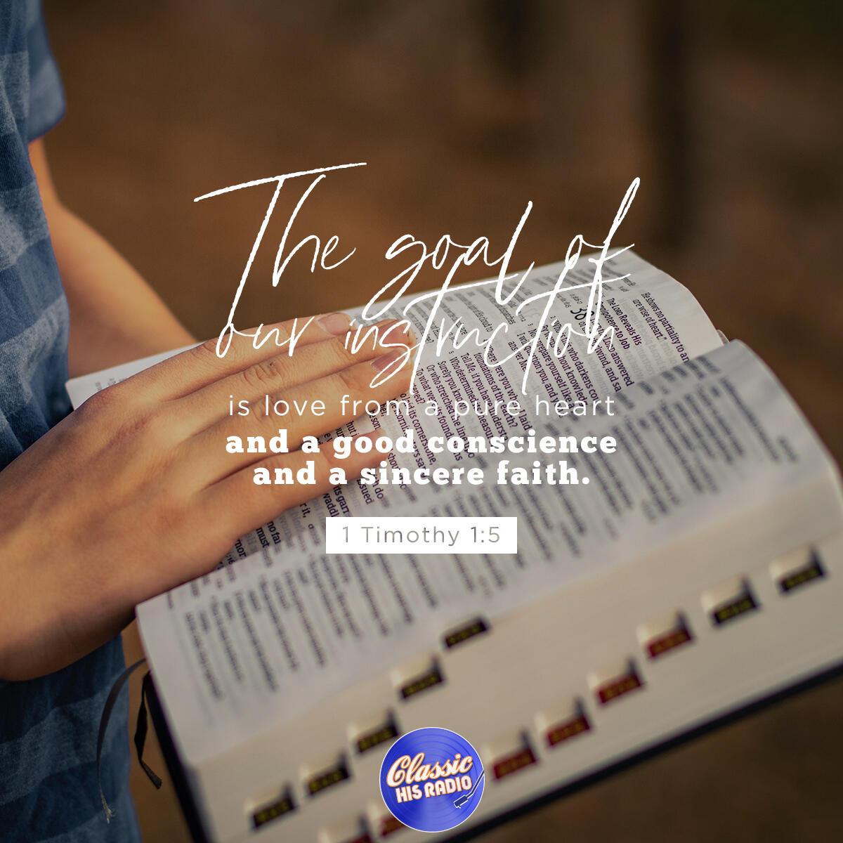 1 Timothy 1:5 - Verse of the Day