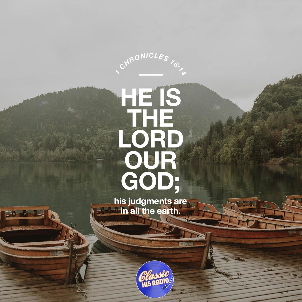 1 Chronicles 16:14 - Verse of the Day