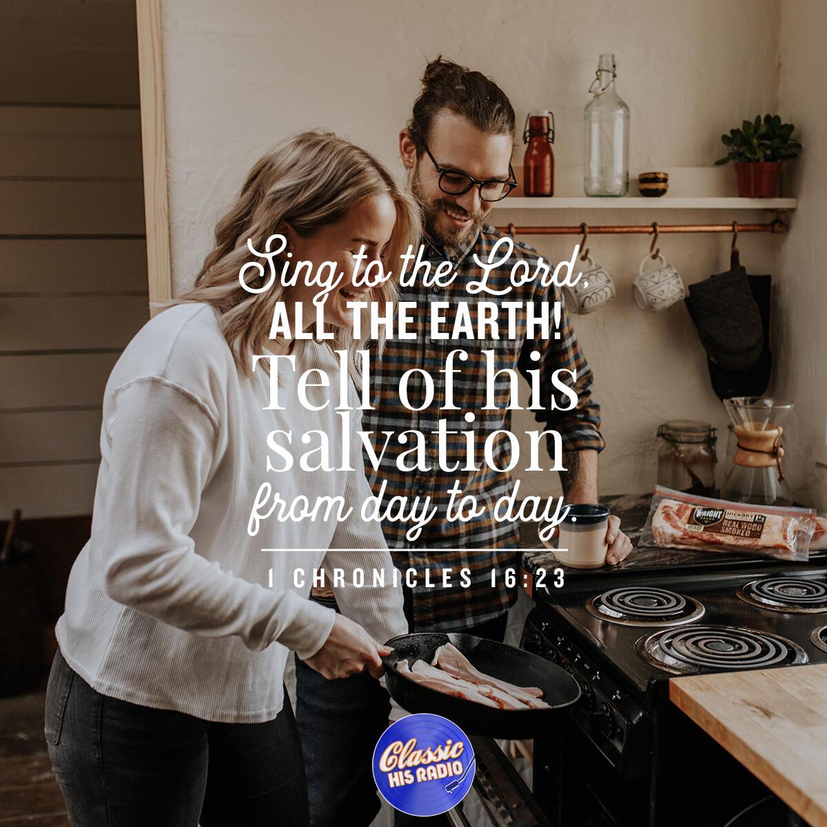 1 Chronicles 16:23 - Verse of the Day