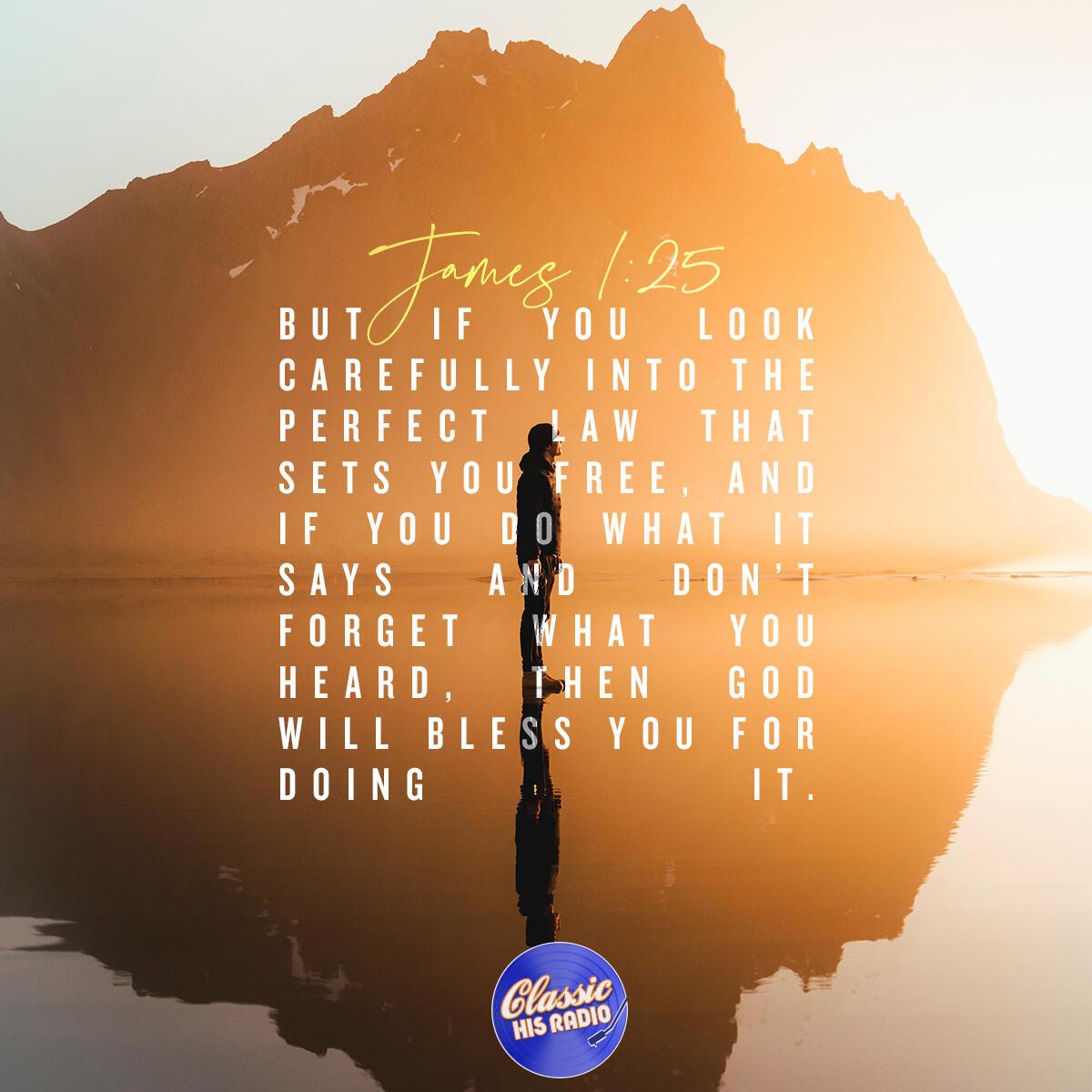 James 1:25 - Verse of the Day