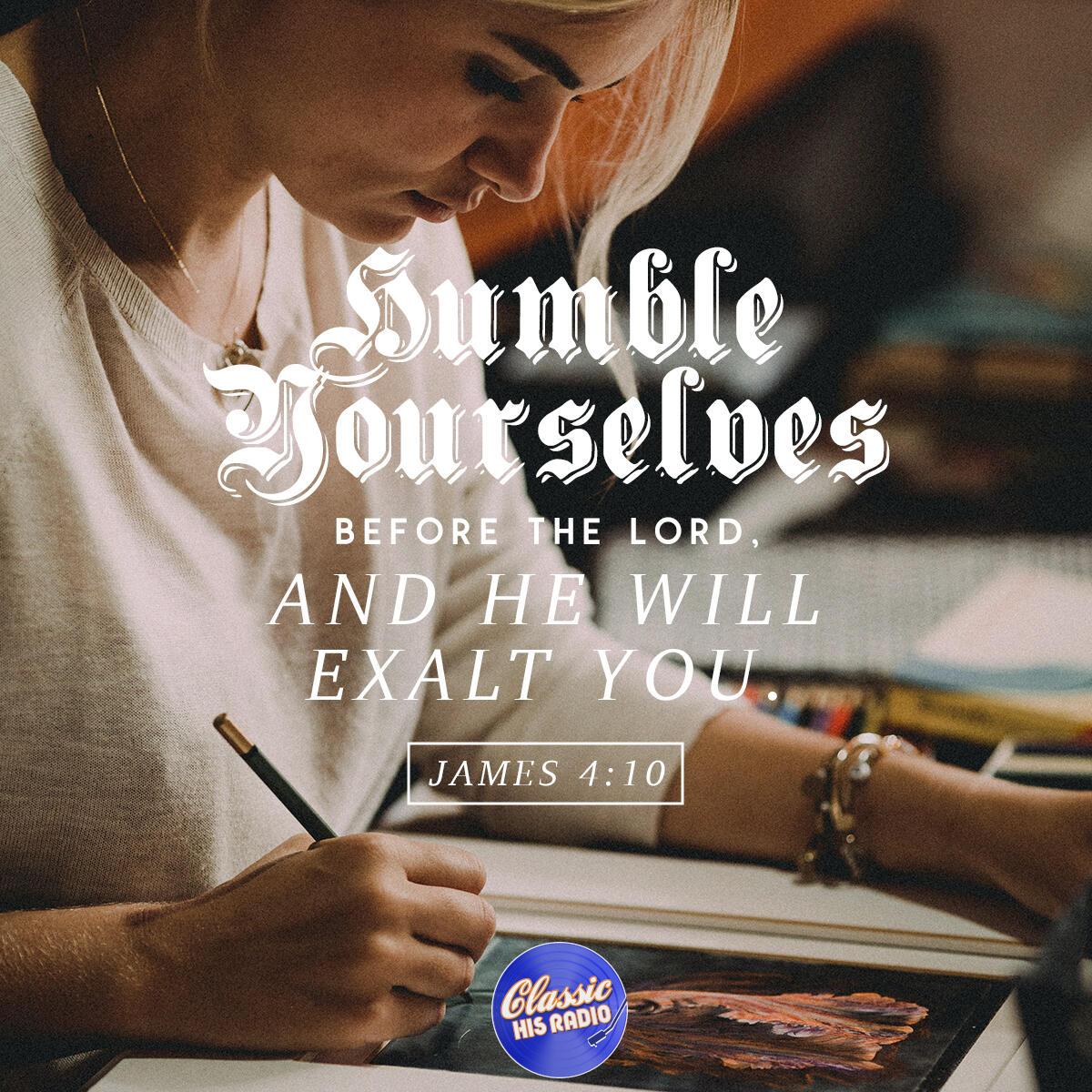 James 4:10 - Verse of the Day