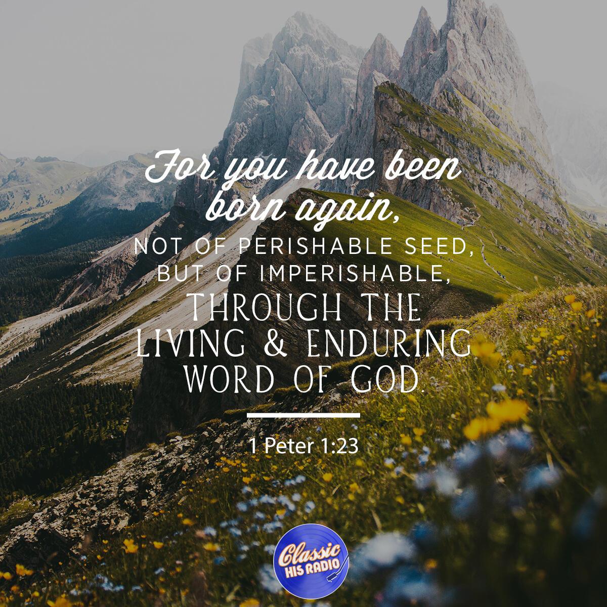 1 Peter 1:23 - Verse of the Day