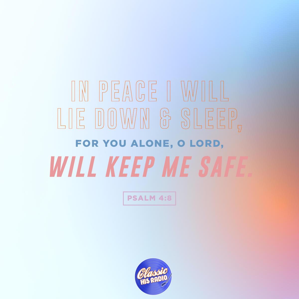 Psalm 4:8 - Verse of the Day