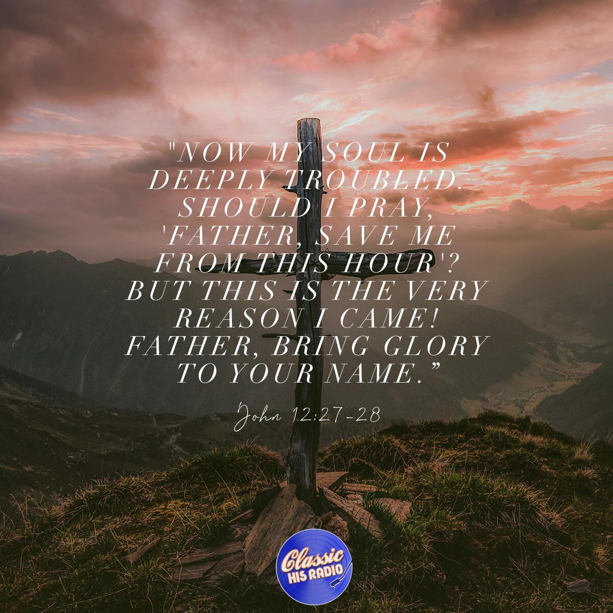 John 12:27-28 - Verse of the Day