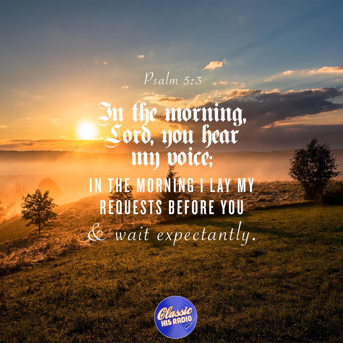 Psalm 5:3 - Verse of the Day