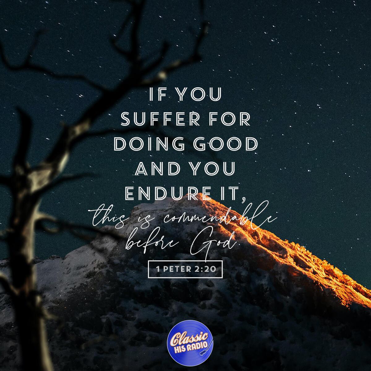 1 Peter 2:20 - Verse of the Day