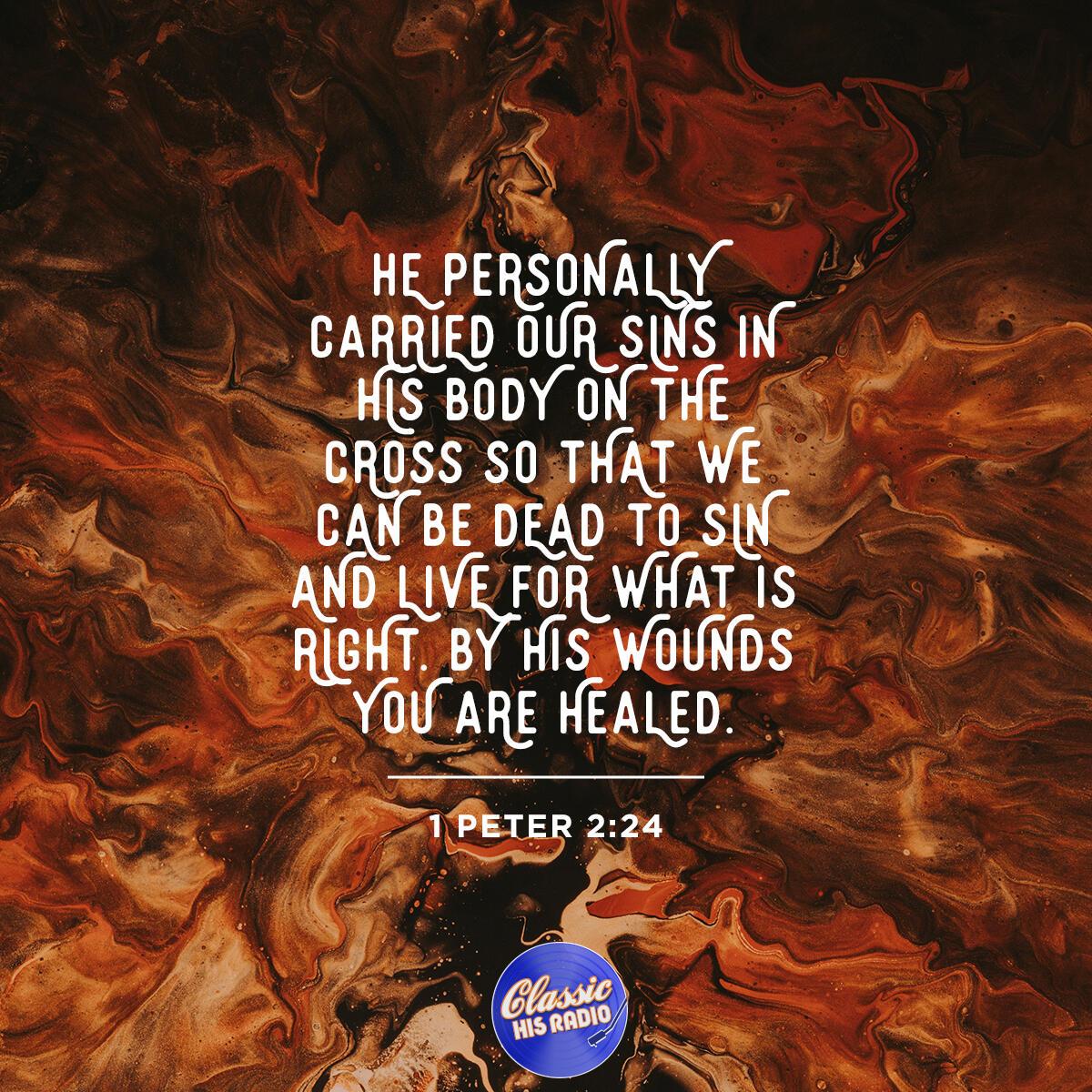 1 Peter 2:24 - Verse of the Day