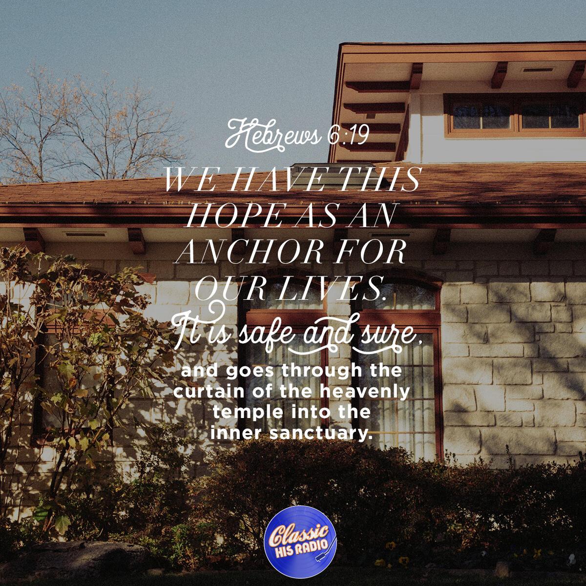 Hebrews 6:19 - Verse of the Day