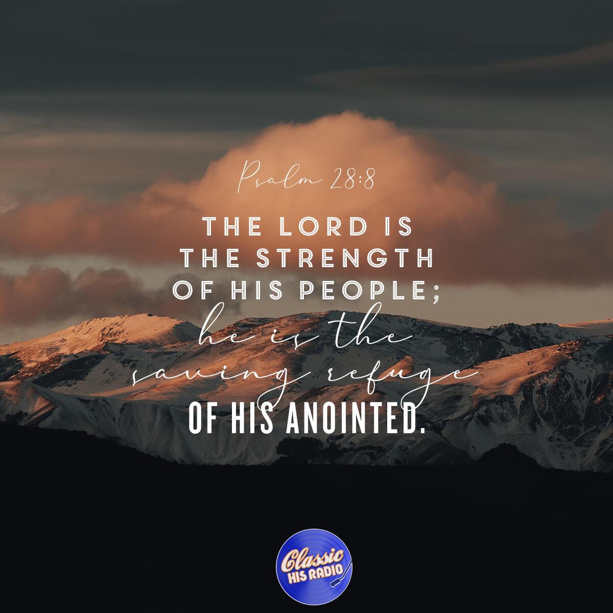 Psalm 28:8 - Verse of the Day