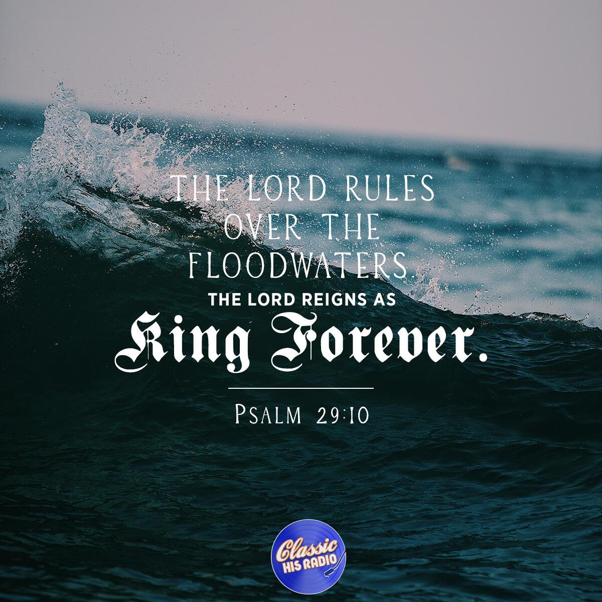 Psalm 29:10 - Verse of the Day