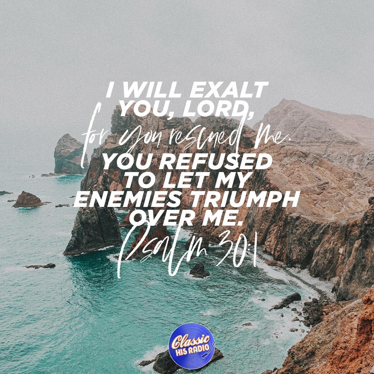 Psalm 30:1 - Verse of the Day