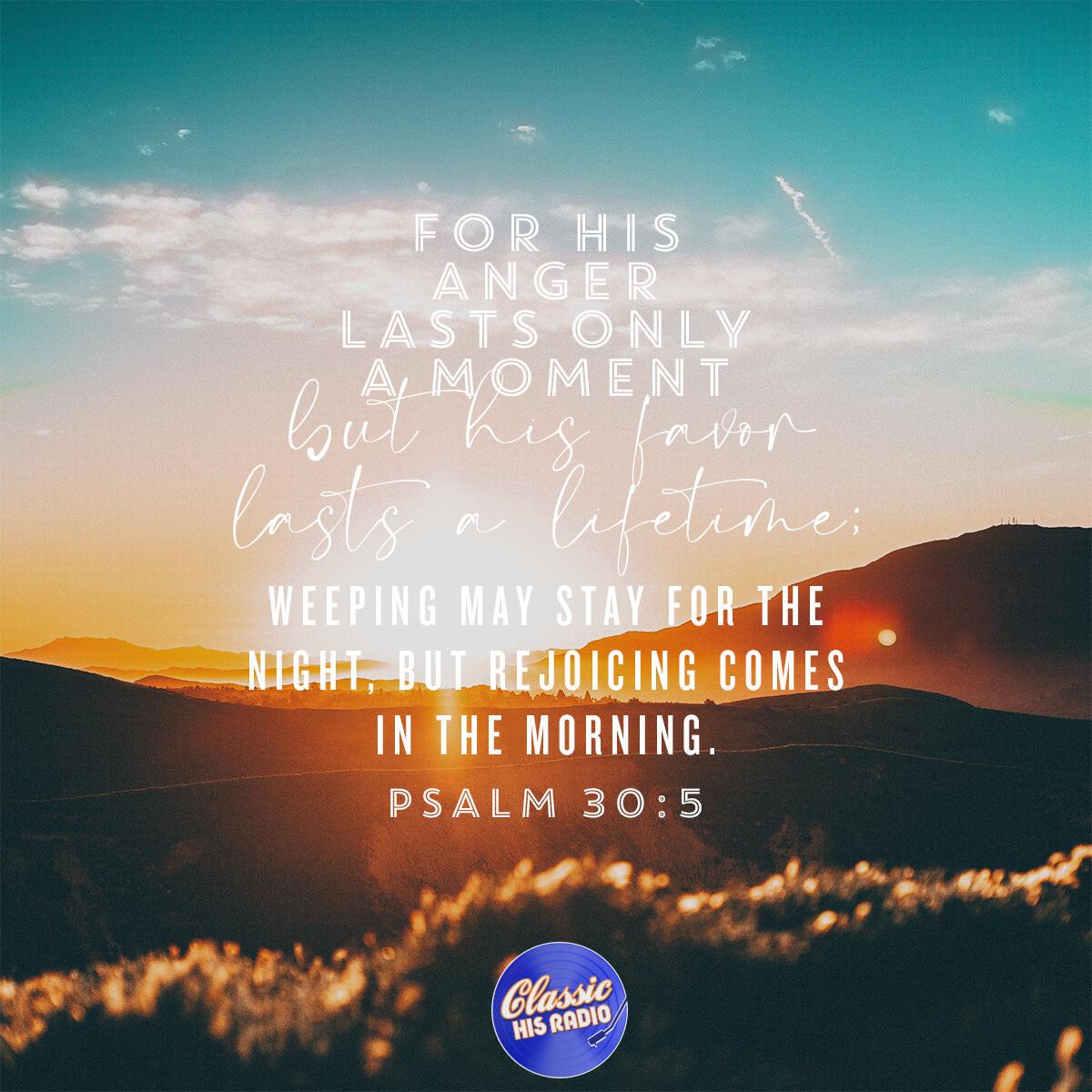Psalm 30:5 - Verse of the Day