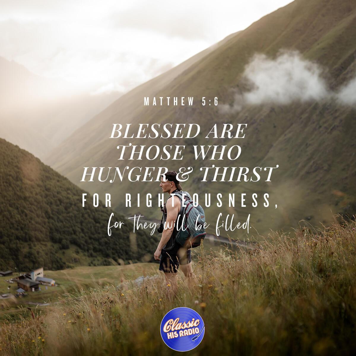 Matthew 5:6 - Verse of the Day