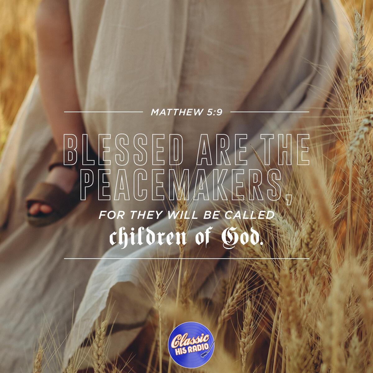 Matthew 5:9 - Verse of the Day