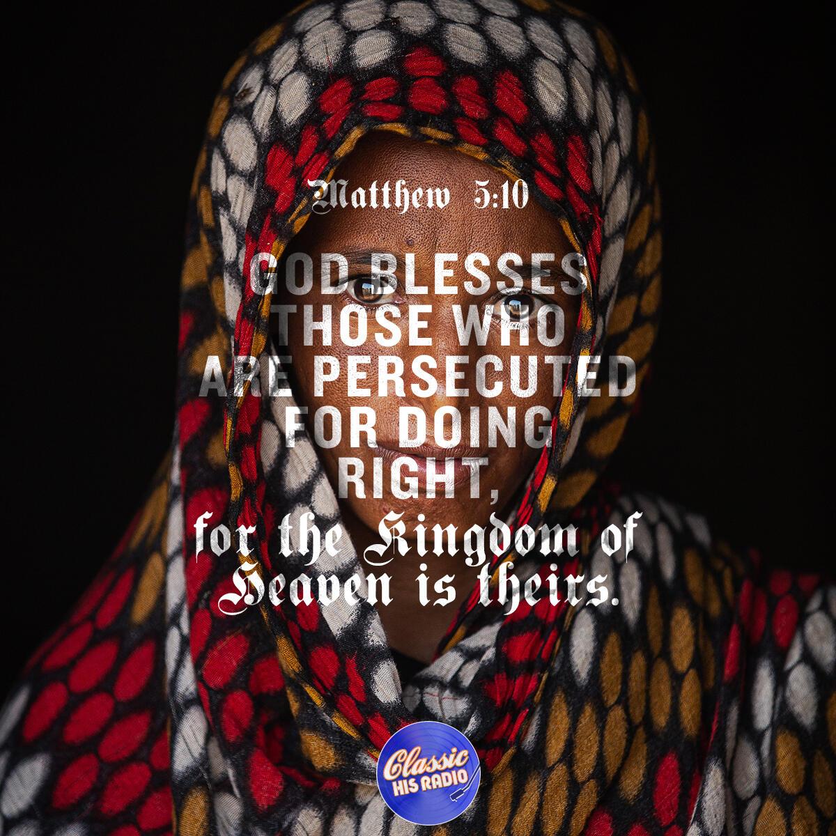 Matthew 5:10 - Verse of the Day