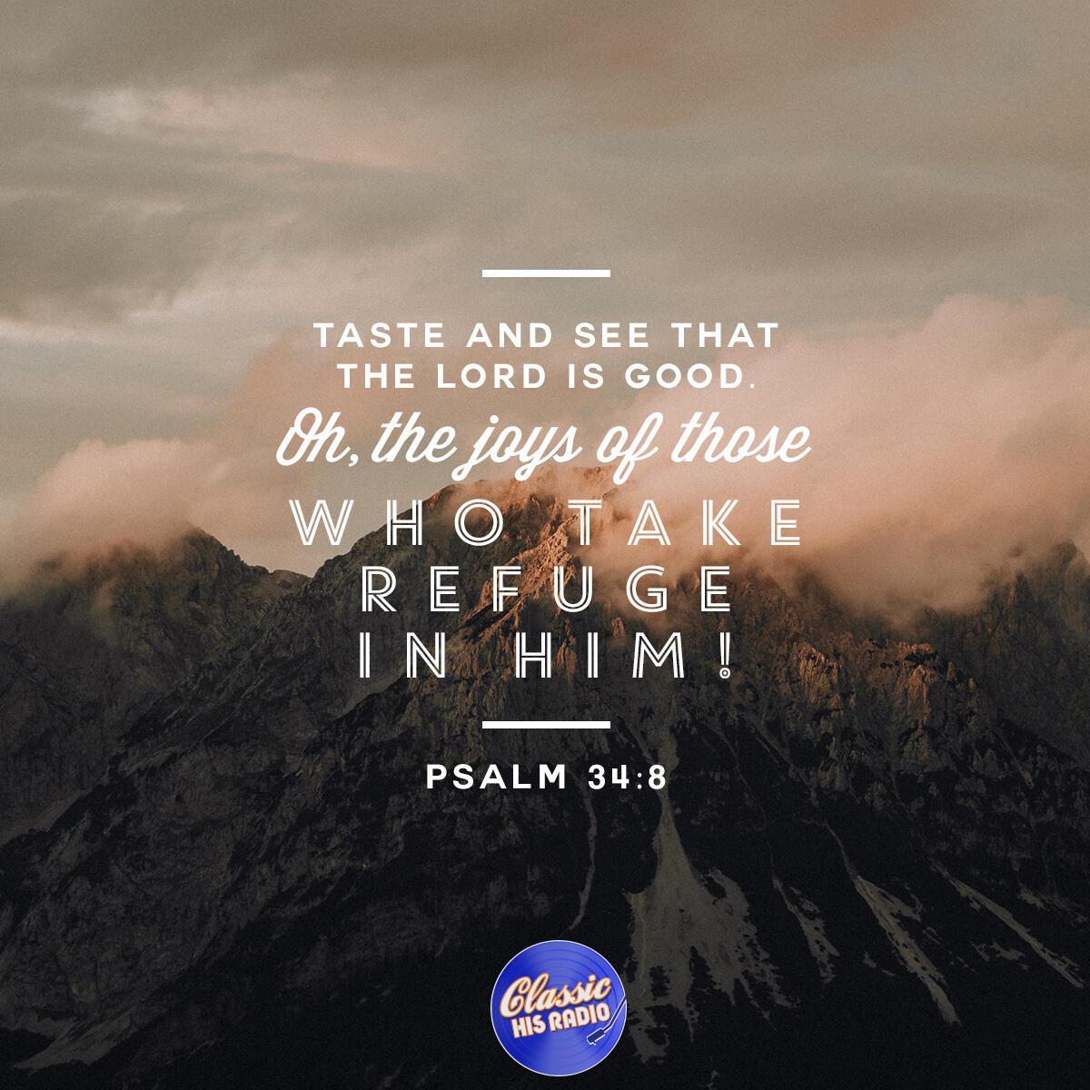 Psalm 34:8 - Verse of the Day