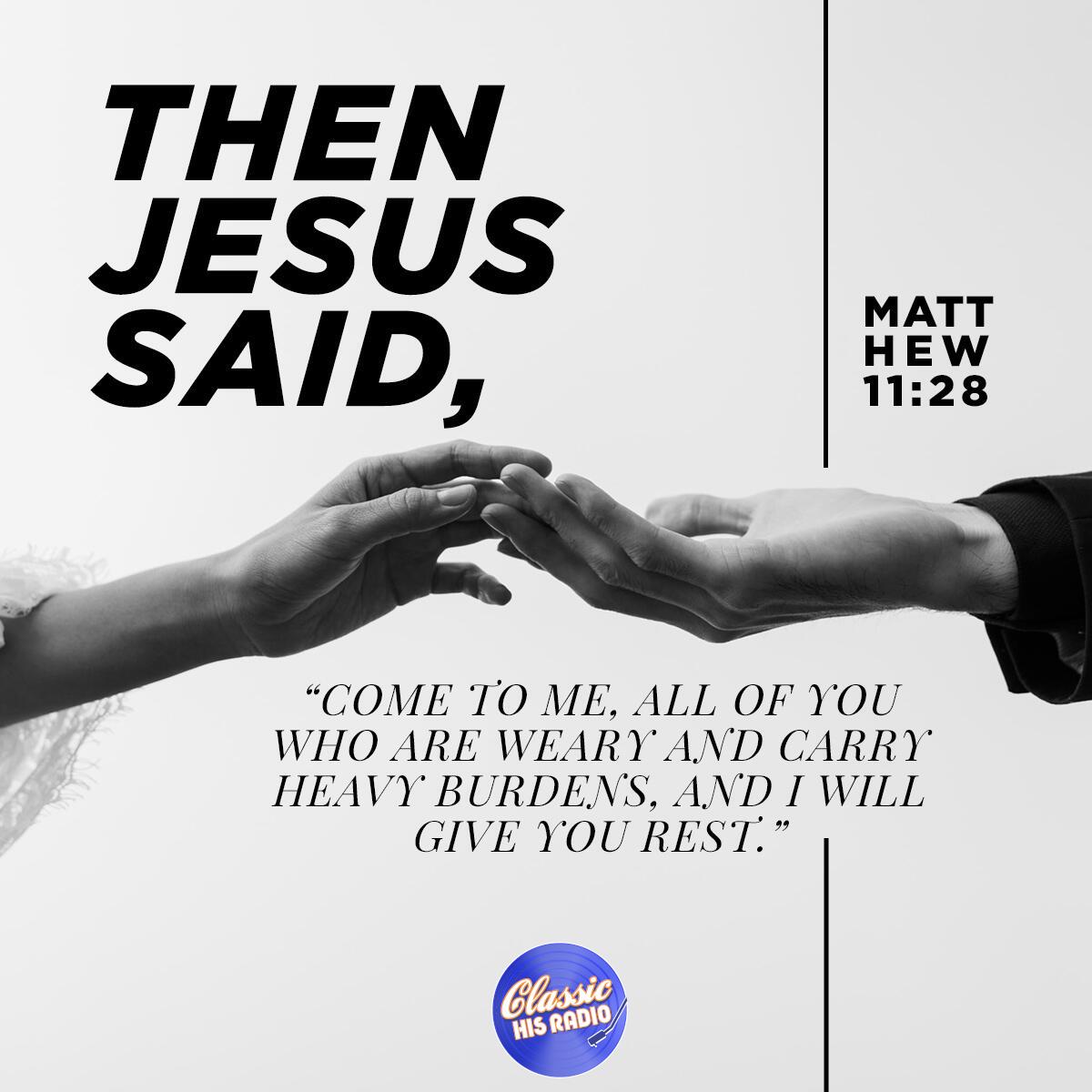 Matthew 11:28 - Verse of the Day