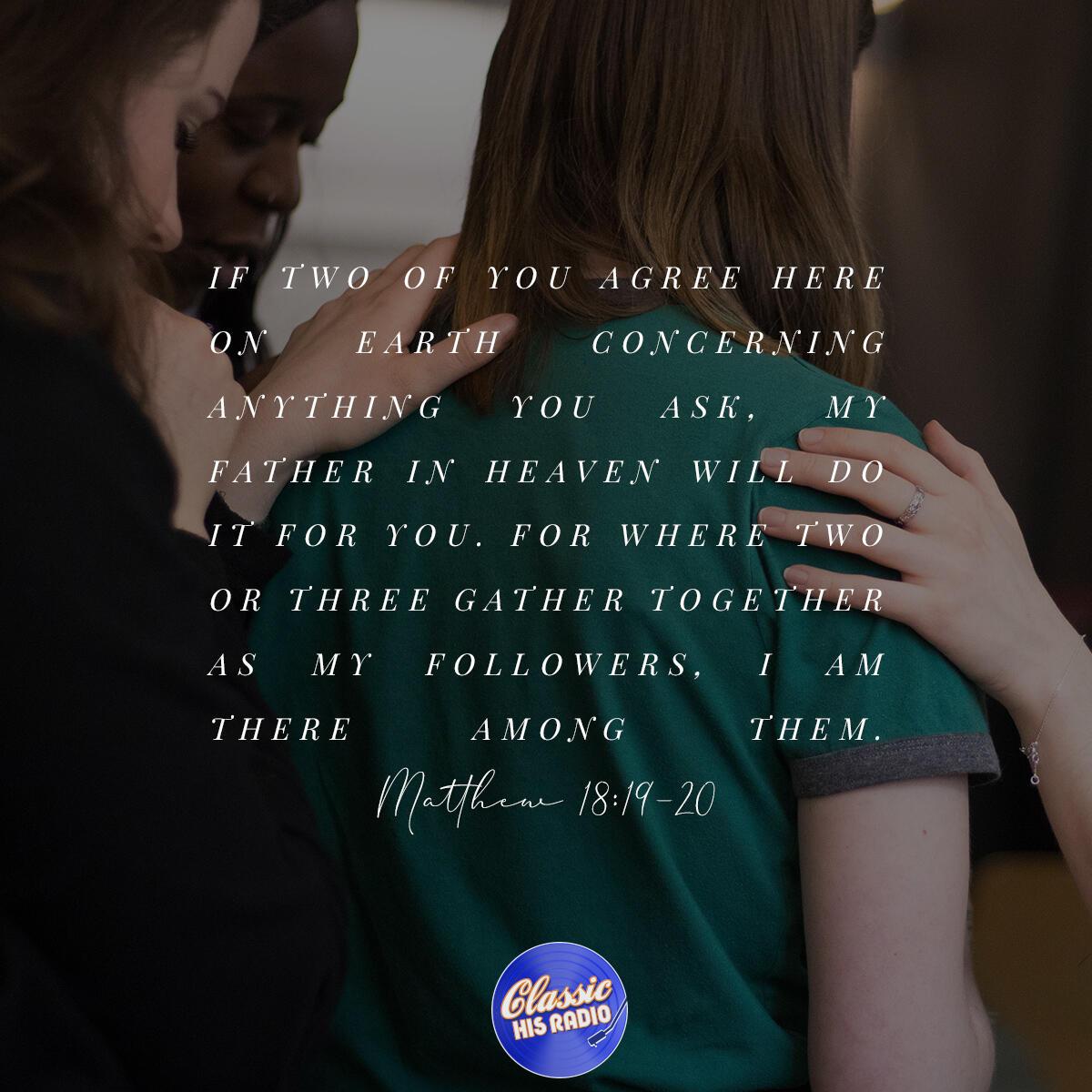 Matthew 18:19-20 - Verse of the Day