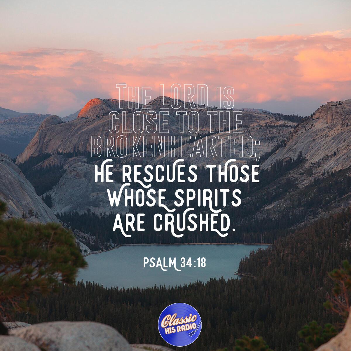 Psalm 34:18 - Verse of the Day