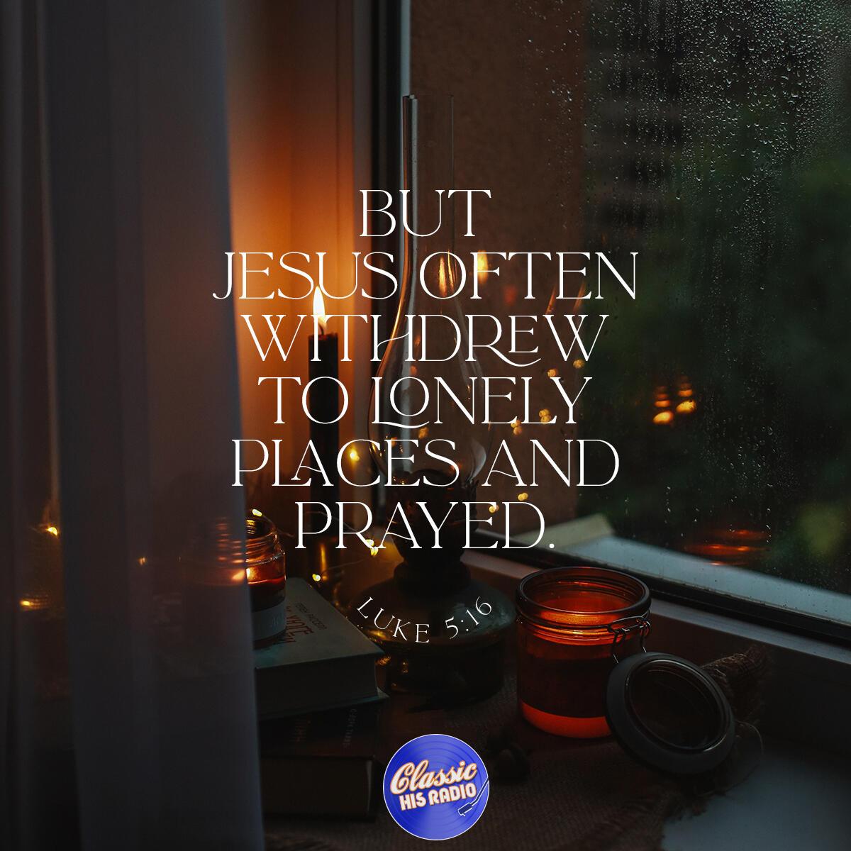 Luke 5:16 - Verse of the Day