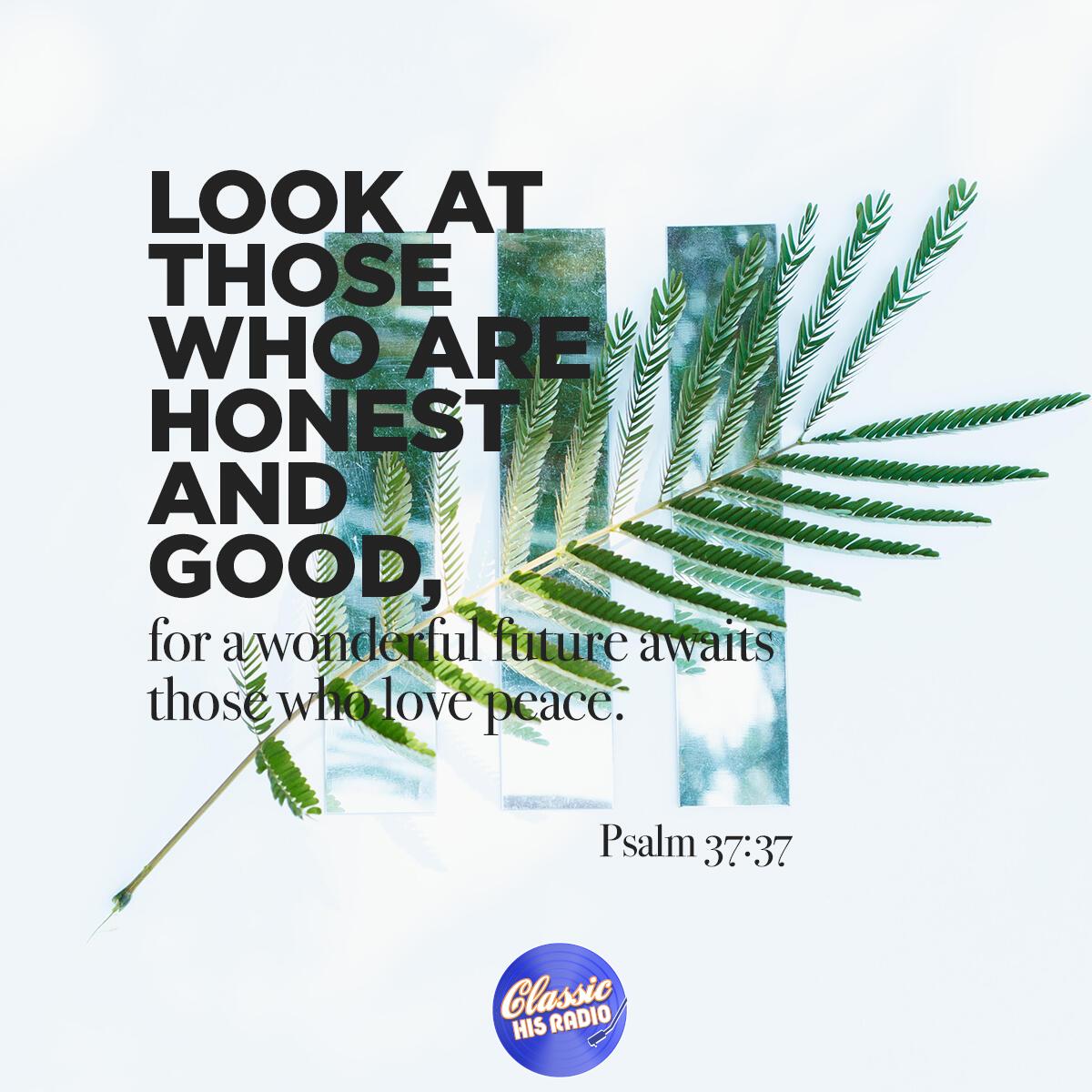 Psalm 37:37 - Verse of the Day