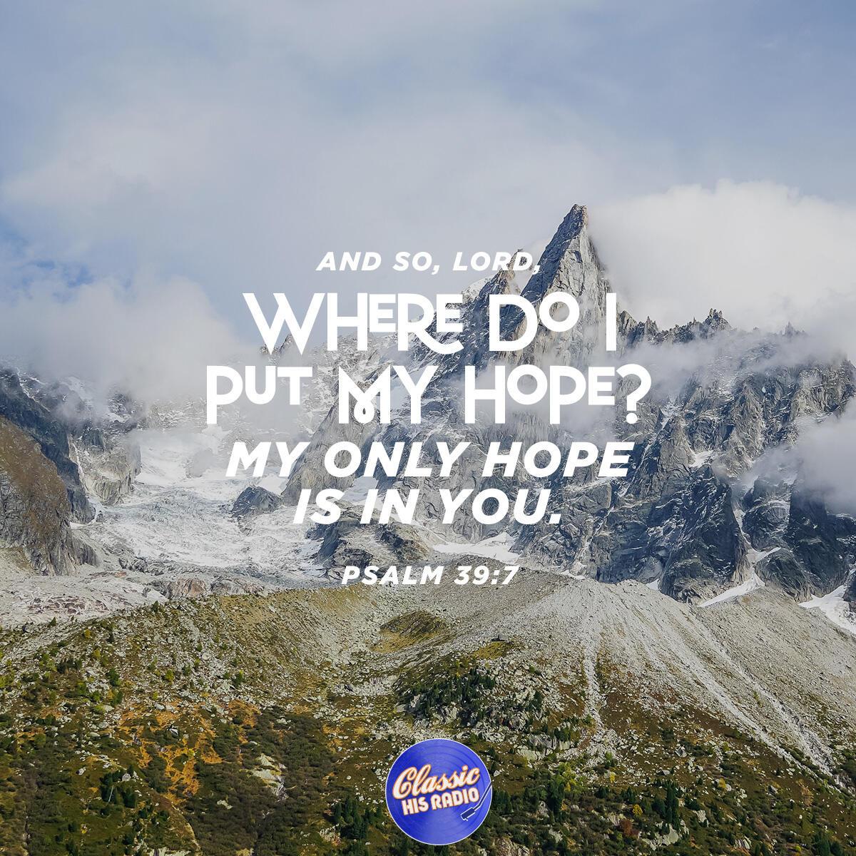 Psalm 39:7 - Verse of the Day