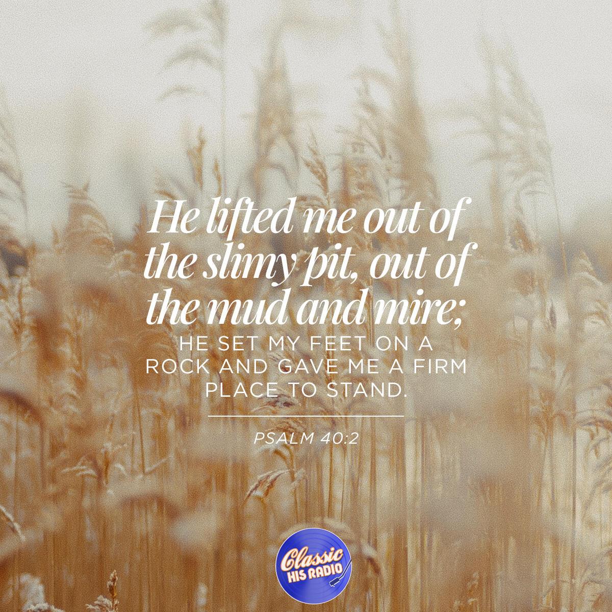 Psalm 40:2 - Verse of the Day