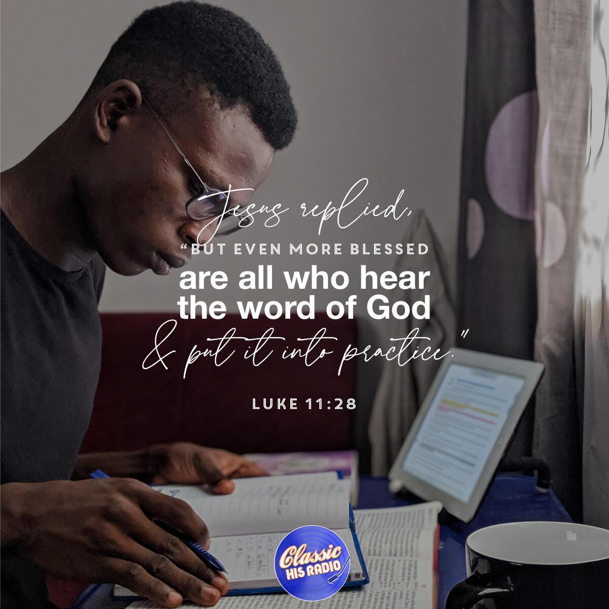 Luke 11:28 - Verse of the Day