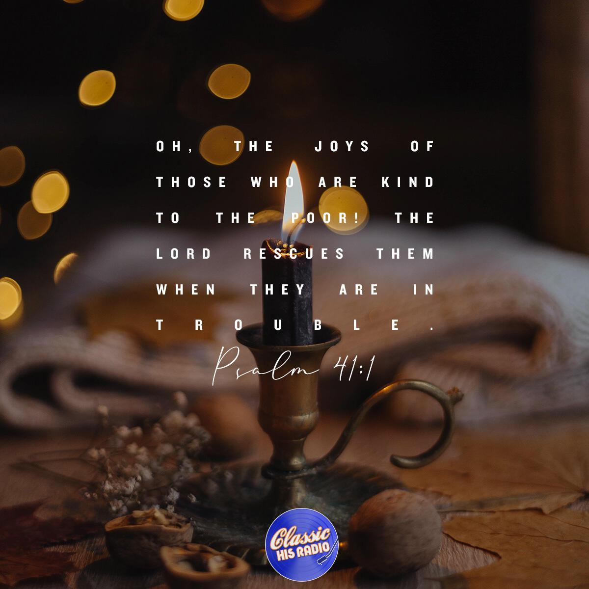 Psalm 41:1 - Verse of the Day