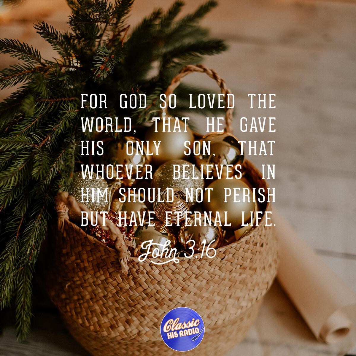 John 3:16 - Verse of the Day