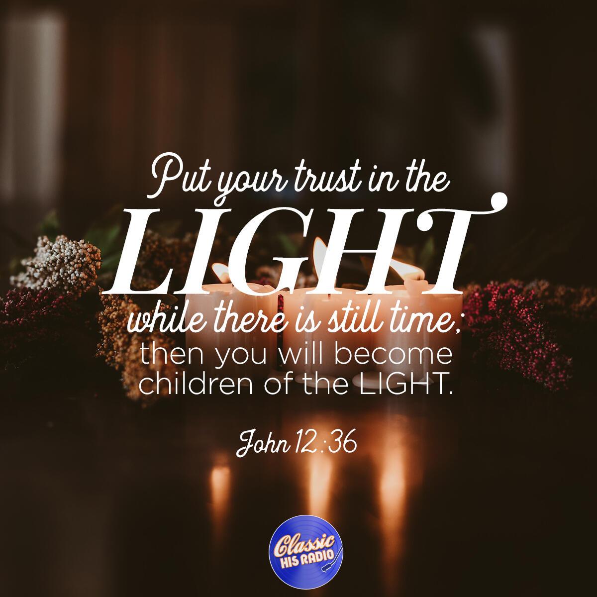 John 12:36 - Verse of the Day