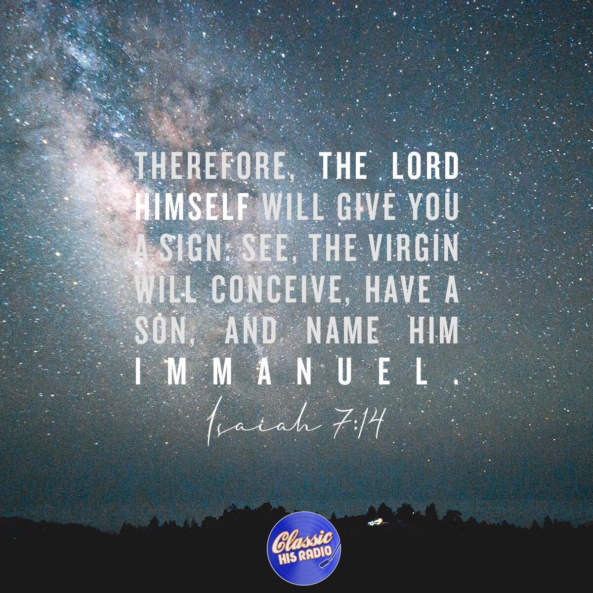 Isaiah 7:14 - Verse of the Day