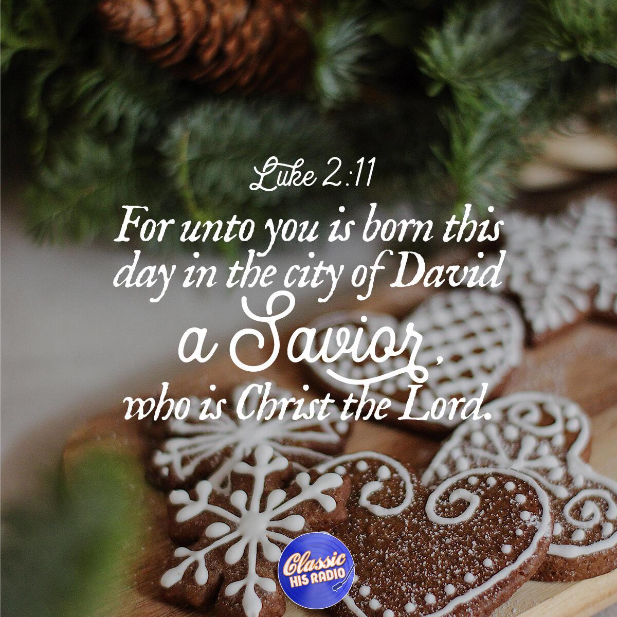 Luke 2:11 - Verse of the Day