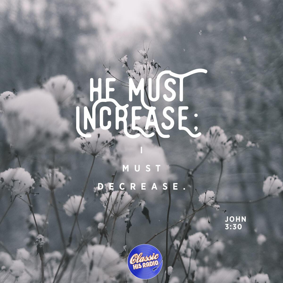 John 3:30 - Verse of the Day