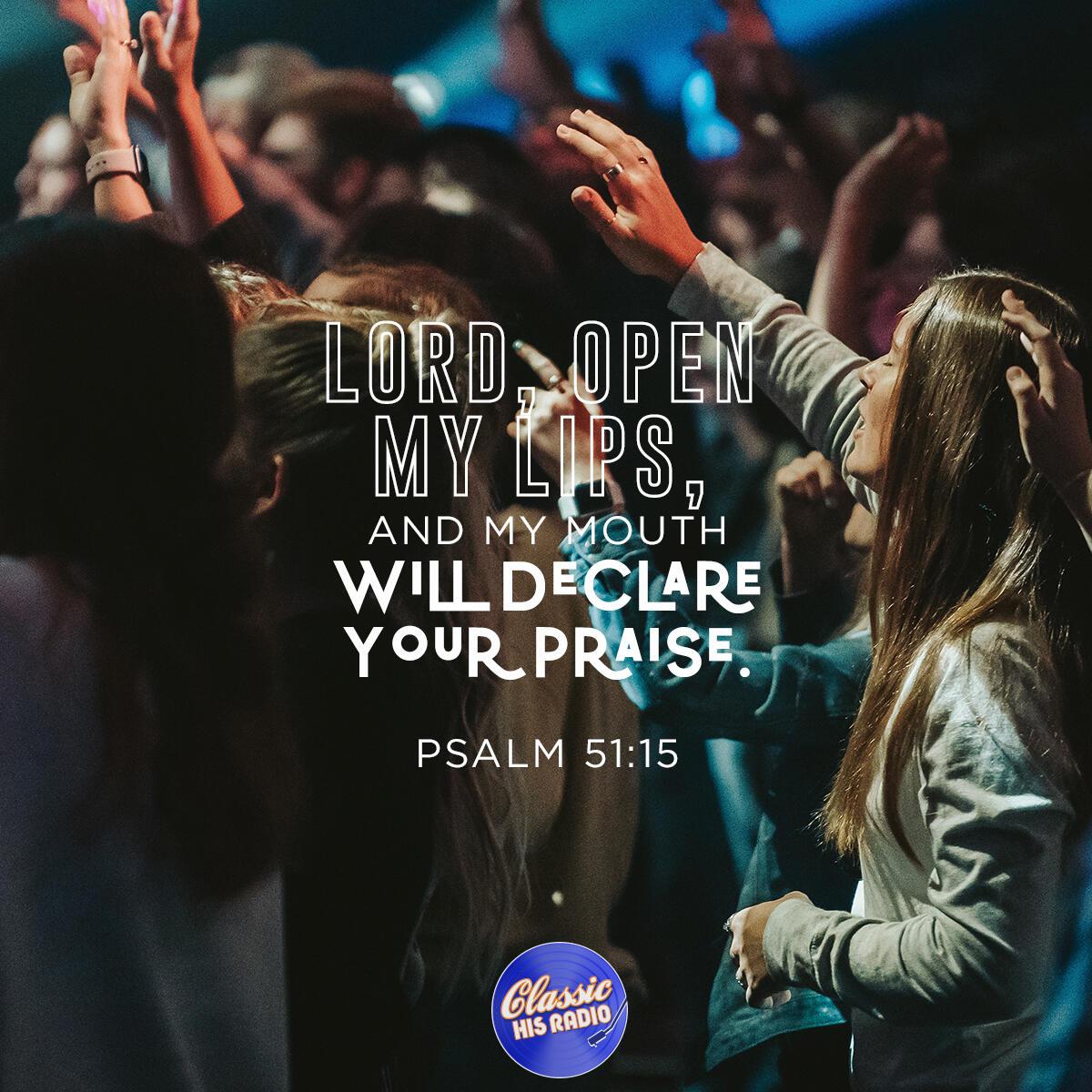 Psalm 51:15 - Verse of the Day