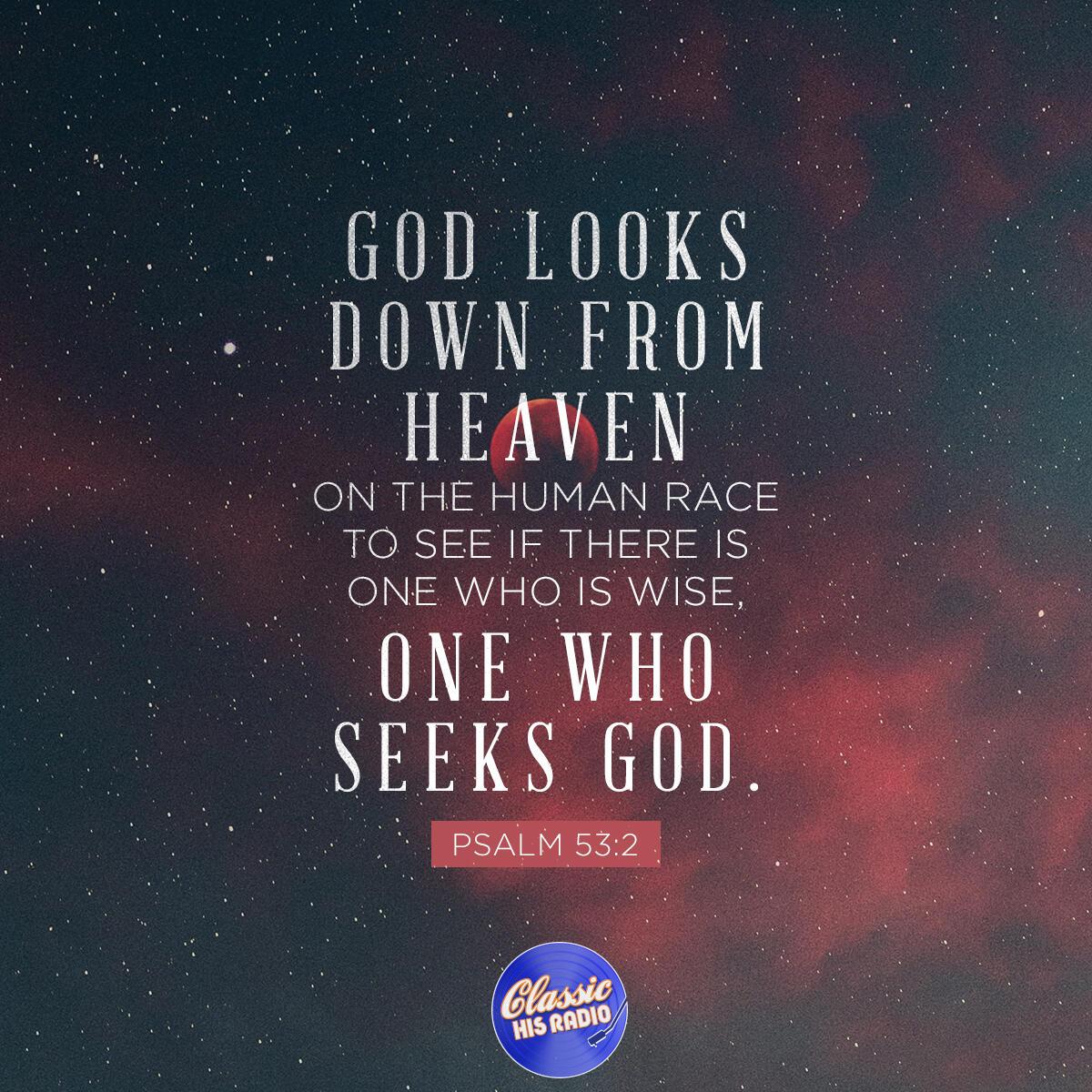 Psalm 53:2 - Verse of the Day
