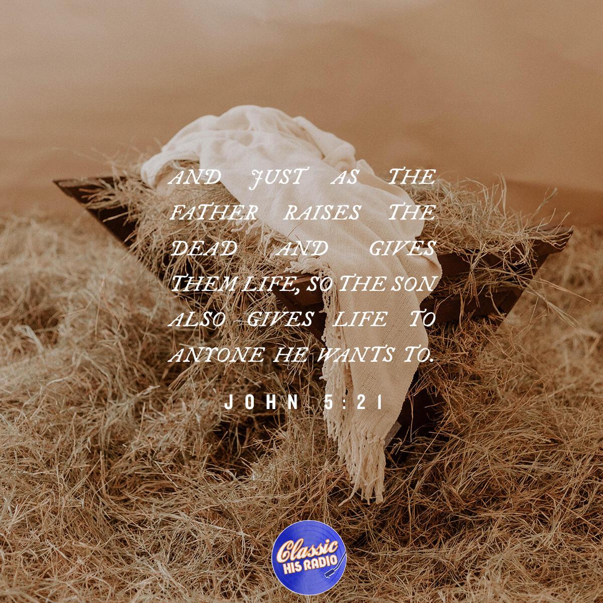 John 5:21 - Verse of the Day