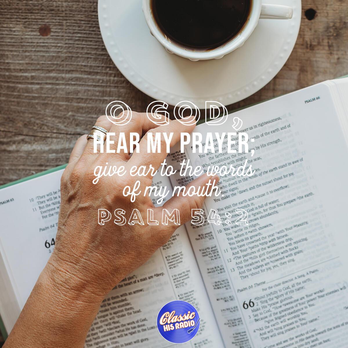 Psalm 54:2 - Verse of the Day